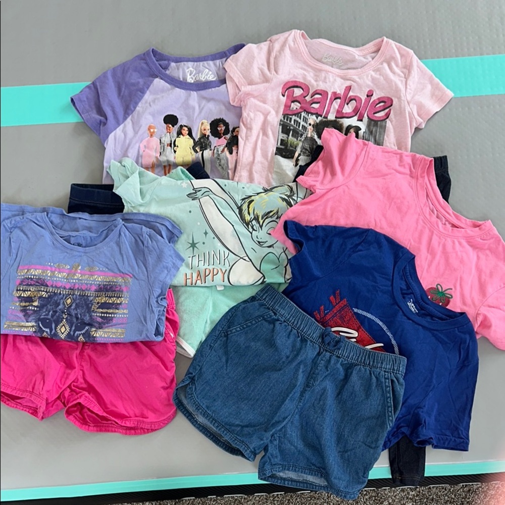 Barbie and Disney Pastel T-Shirt and Shorts Collection